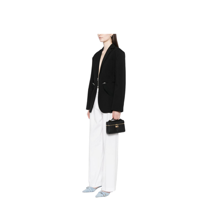 Romy Slim Top Handle Bag - Black - Image 2