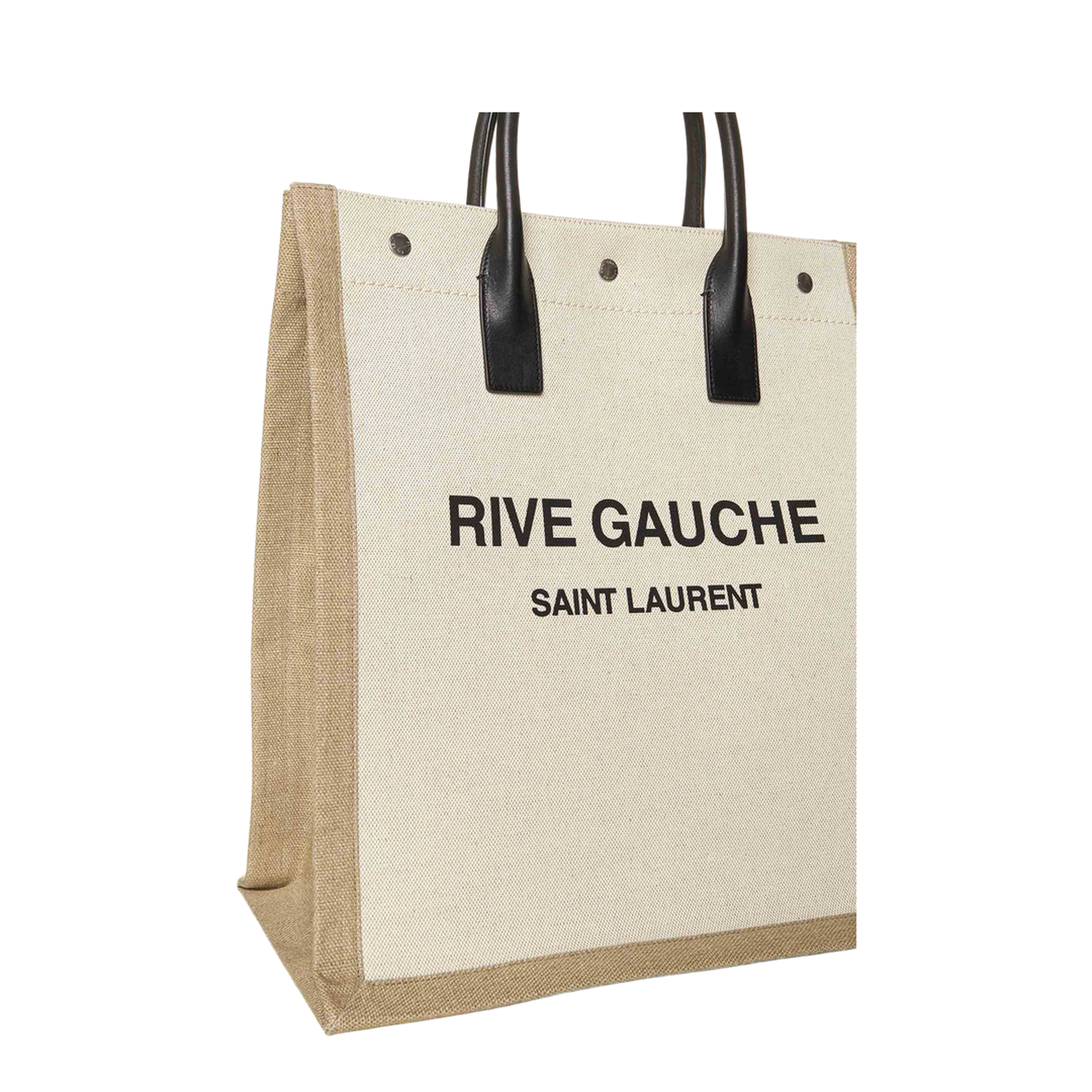 Rive Gauche North/South Canvas Tote - LINBLANC - Image 3
