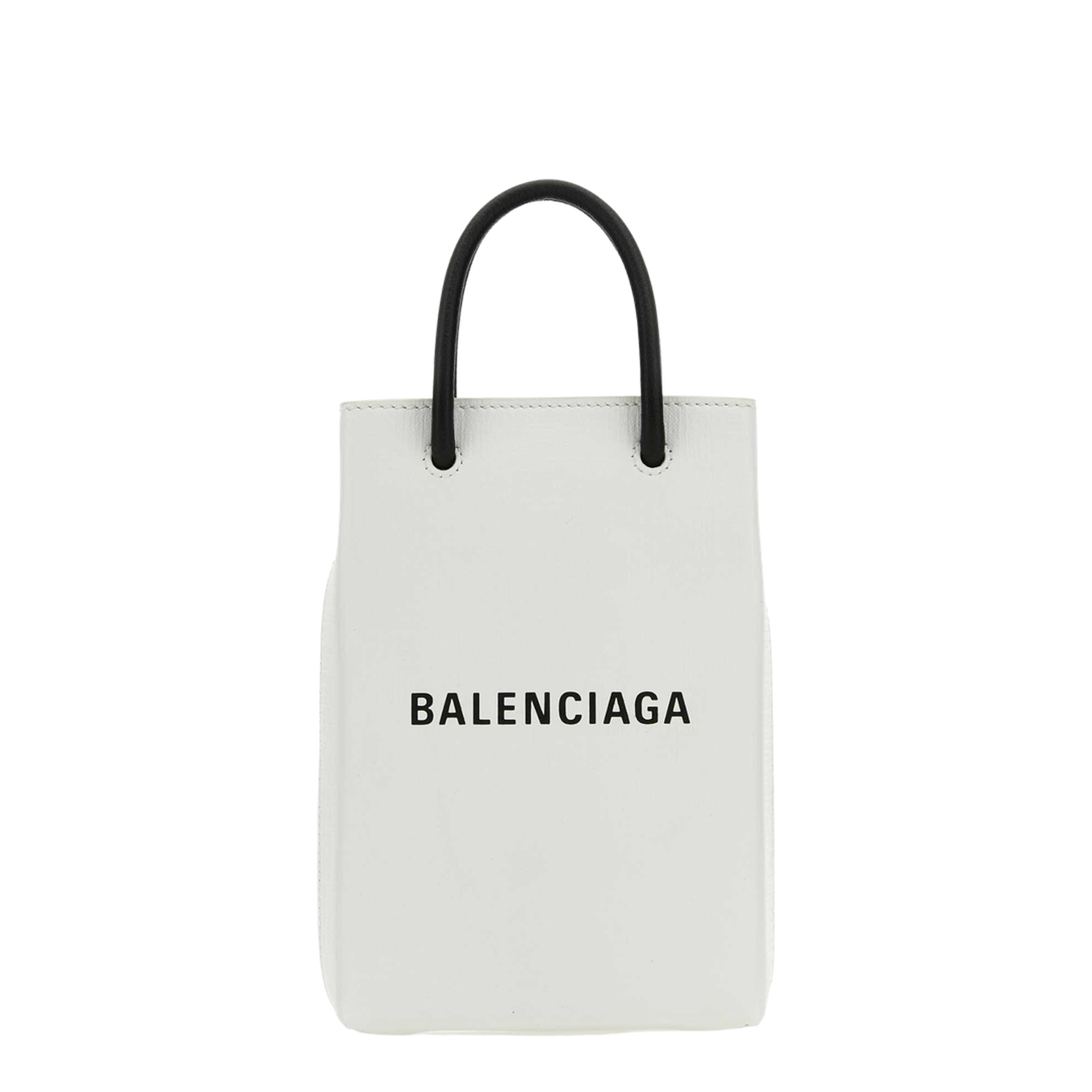 White Leather Phone Case - Image 1