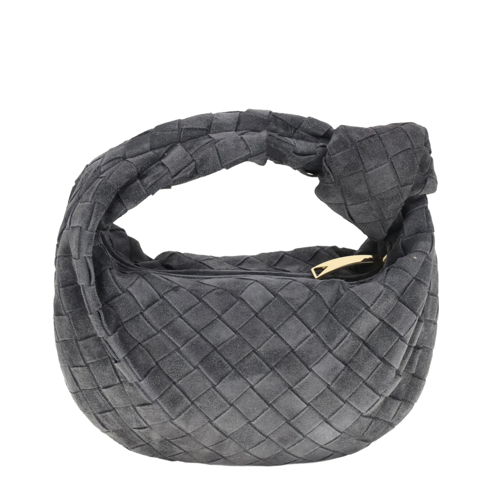 Jodie Mini Suede Handbag Grey - Image 1