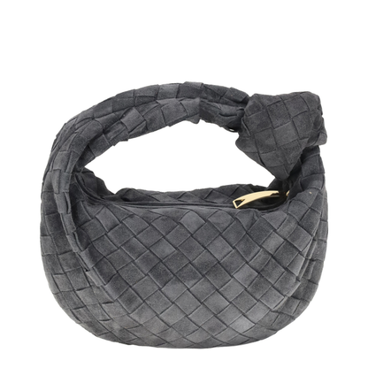 Jodie Mini Suede Handbag Grey - Image 1