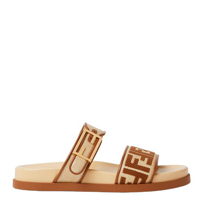 Slide Feel in Rafia Beige - Image 1
