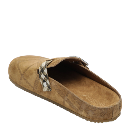 Urchin Clogs in Suede with Check Pattern - Image 2
