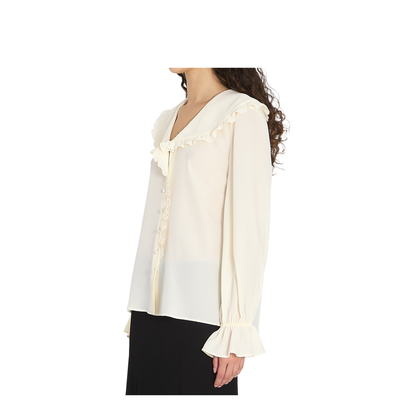 Fluid Silk Blouse - Image 2