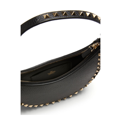 Rockstud Mini Leather Hobo Bag - Image 4