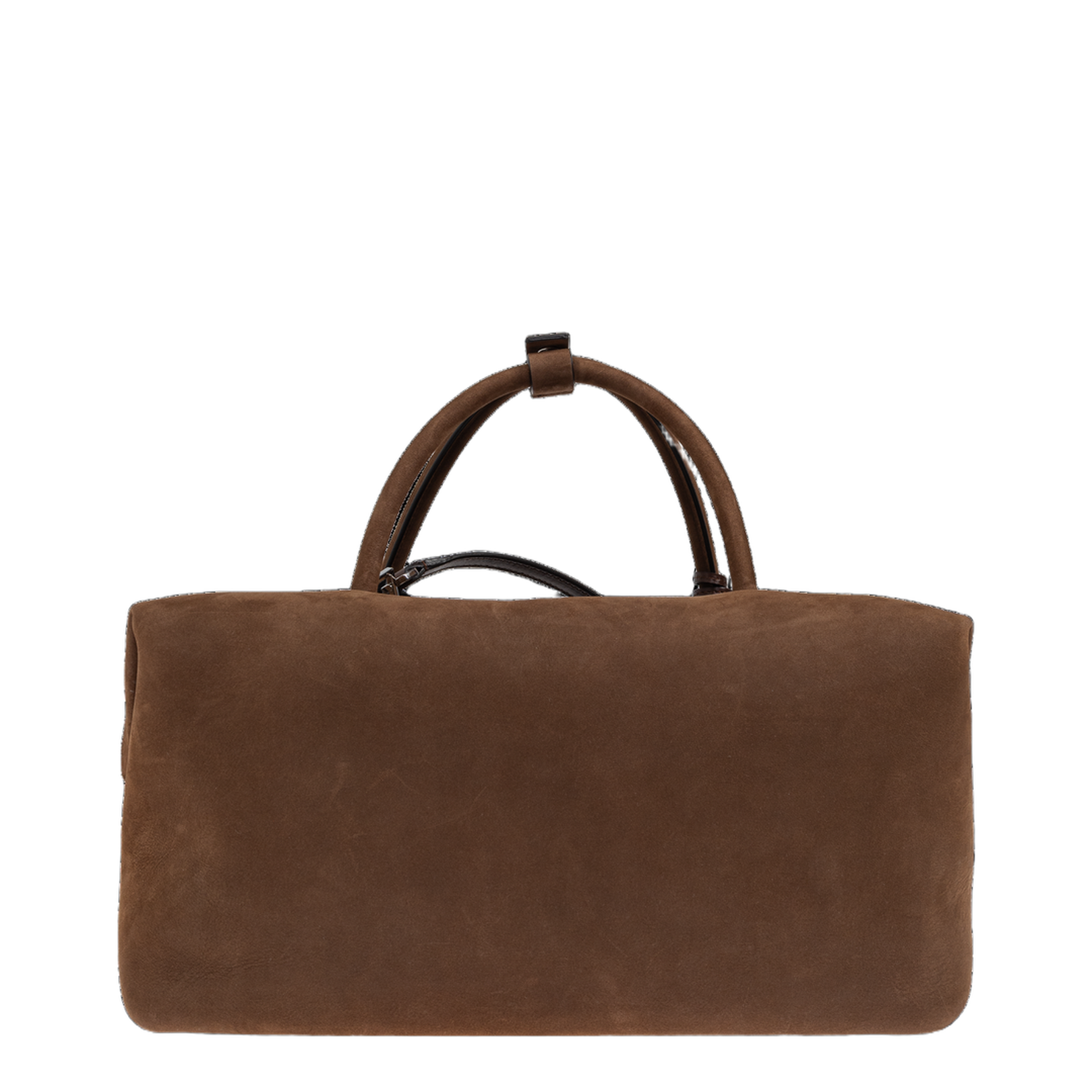 Large Nubuck Leather Bowler Bag - Image 3