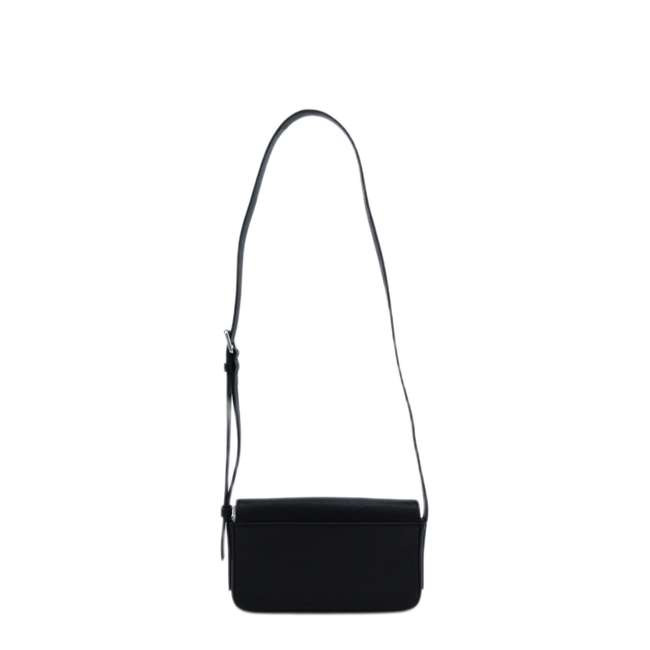 Punch Calfskin Crossbody - Black - Image 4