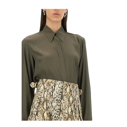 Silk Blend Satin Shirt - Image 4