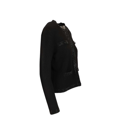 Wool Cardigan Black - Image 5