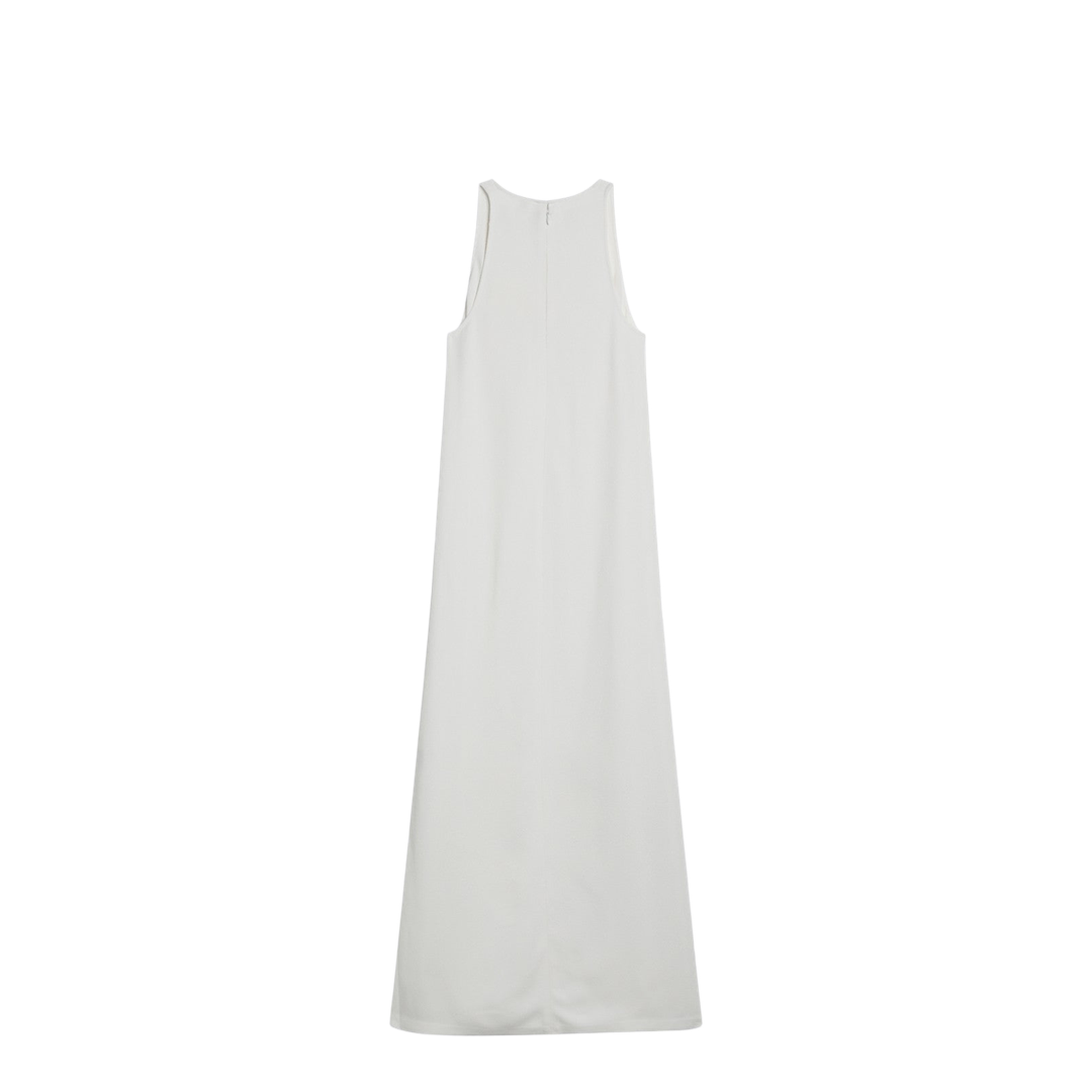 White Sleeveless Midi Dress - Image 2