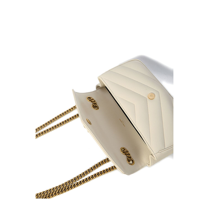 Loulou Small Chain Bag in Matelassé Lambskin - Image 2