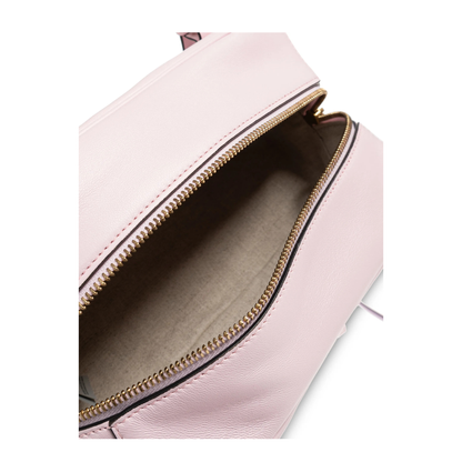 Emblème Nappa Leather Bowling Bag - Pink - Image 5