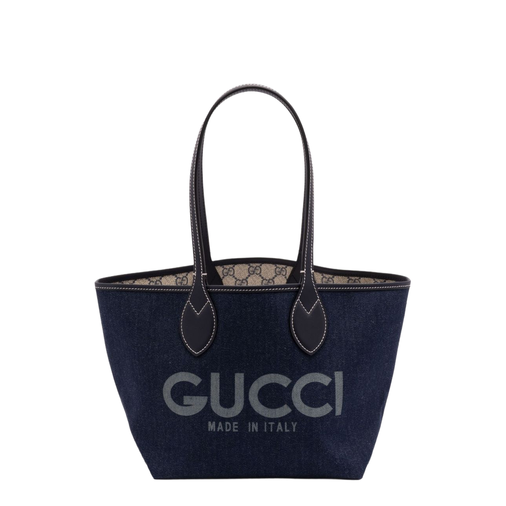 Totissima Large Denim Tote Bags - Blue - Image 1