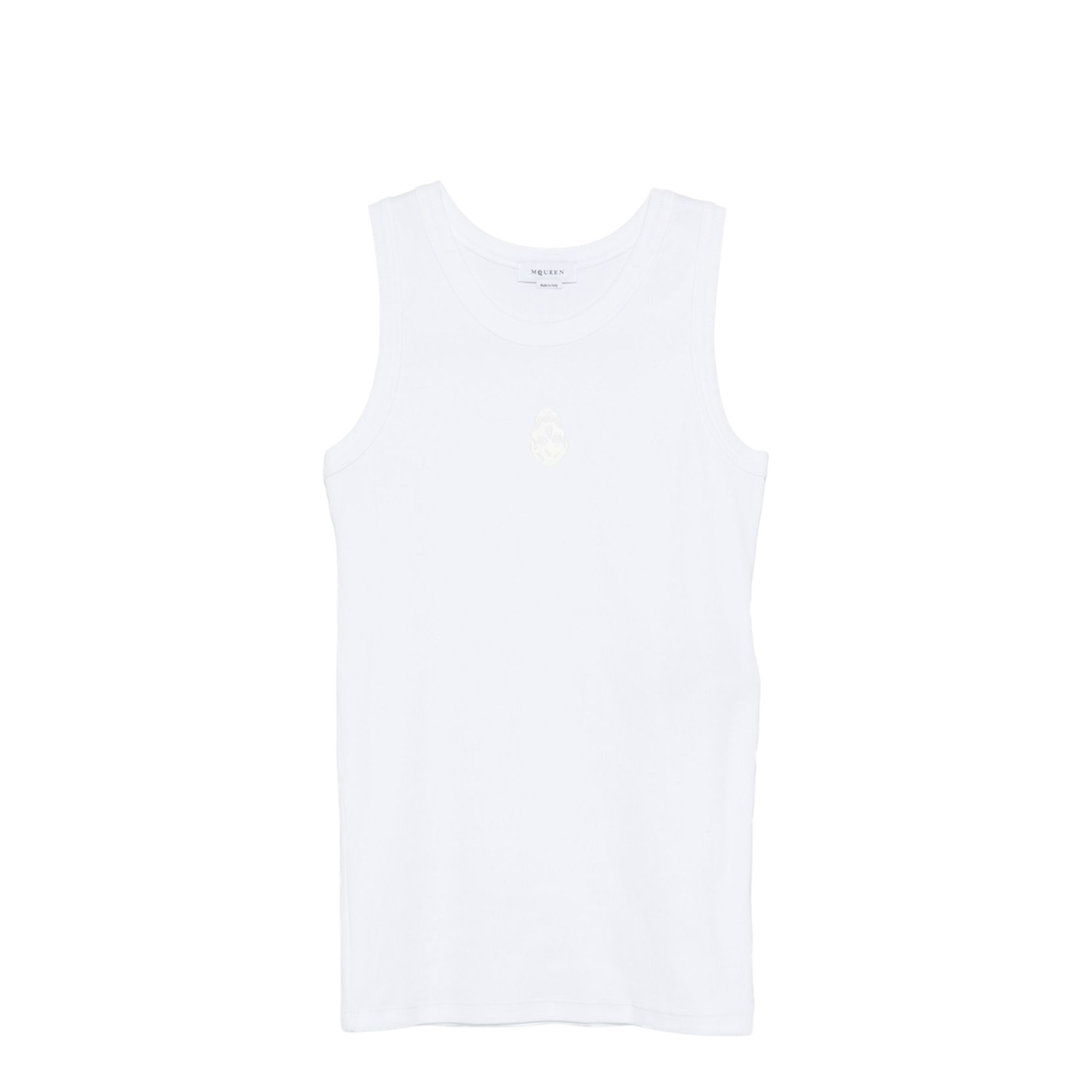 Skull-Embroidered Tank Top - Image 1