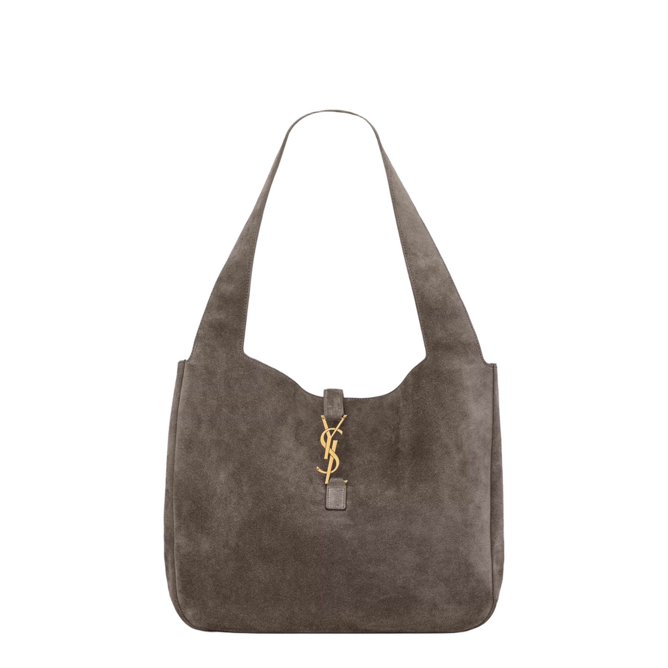 Bea M Suede Shoulder Bag - Urban Grey - Image 3