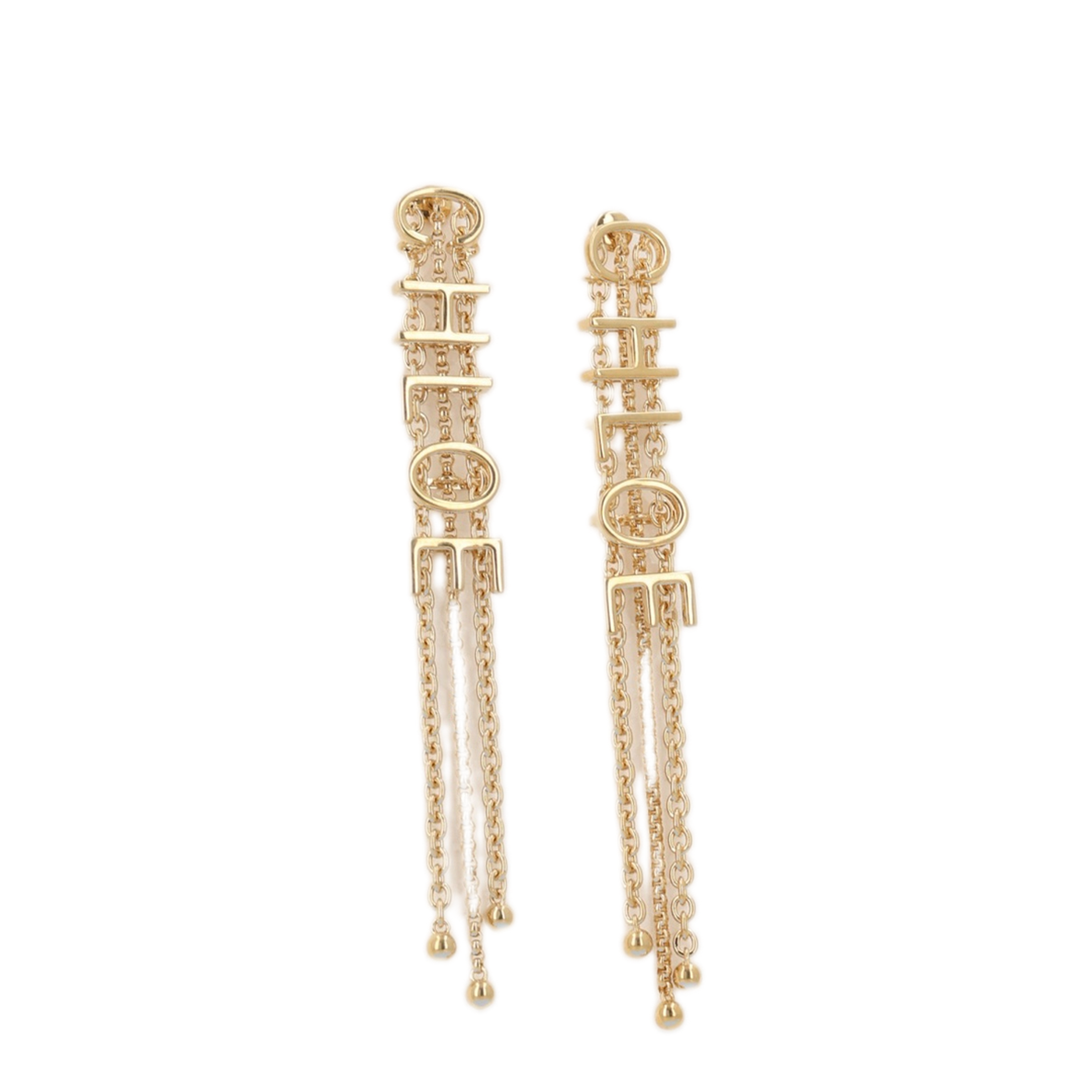 Logo Pendant Earrings - Image 1