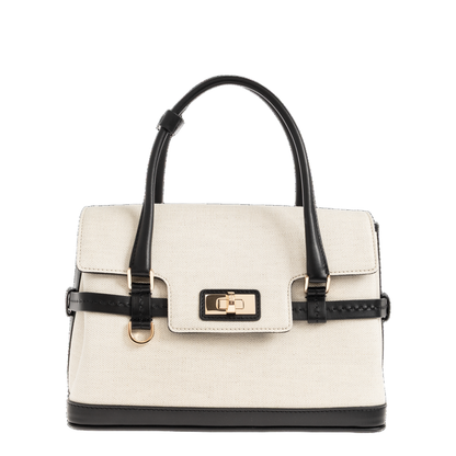 Margaux25 Calf Leather Top-Handle Bag - Mud - Image 1