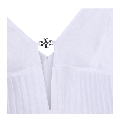 Appliqué Pleated Dress - Image 6