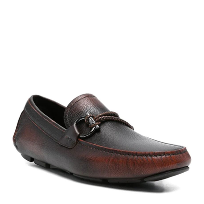 Sfumato Leather Driver Loafers - Image 3