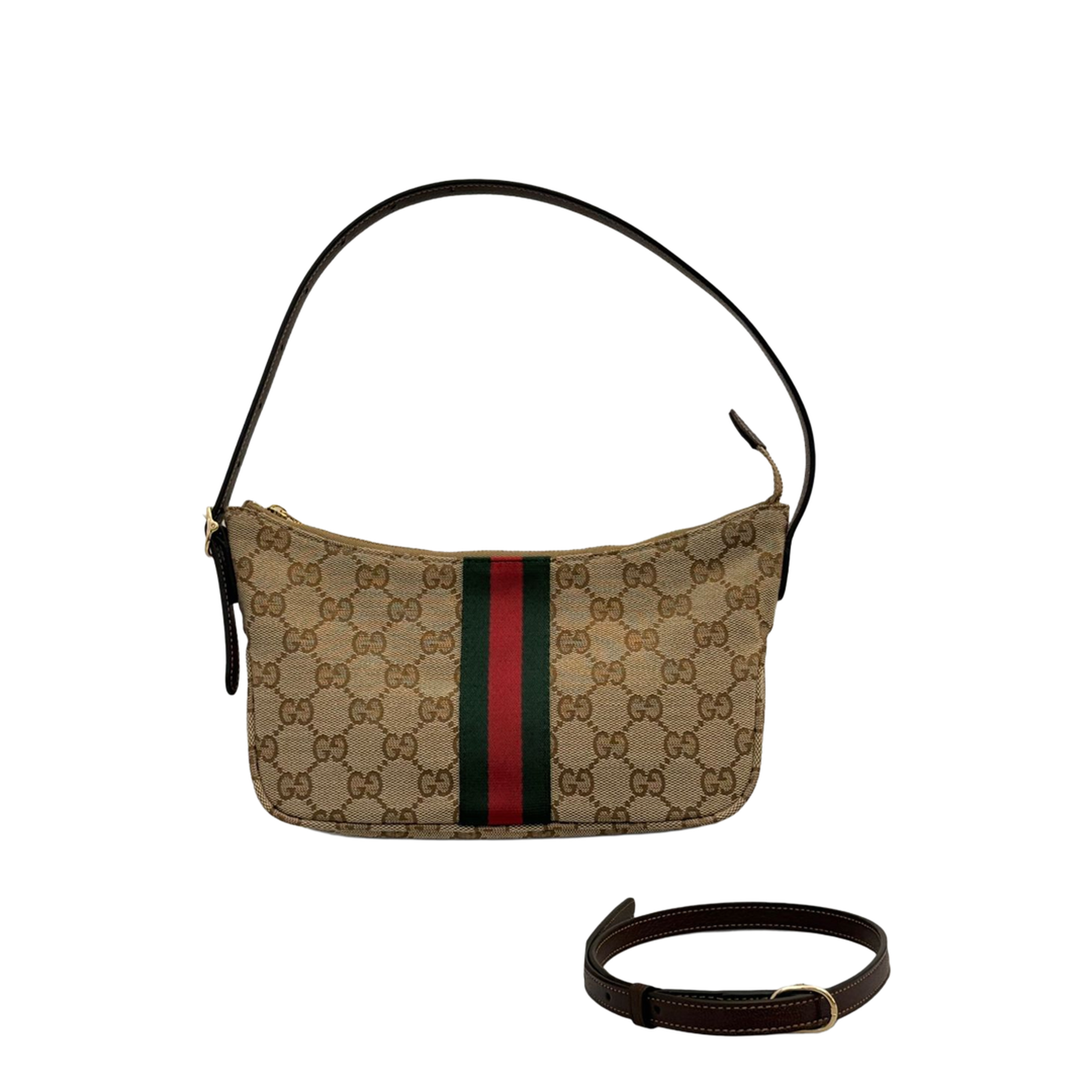 Lunetta Small Crossbody Bag - Sand/Dark Brown - Image 1