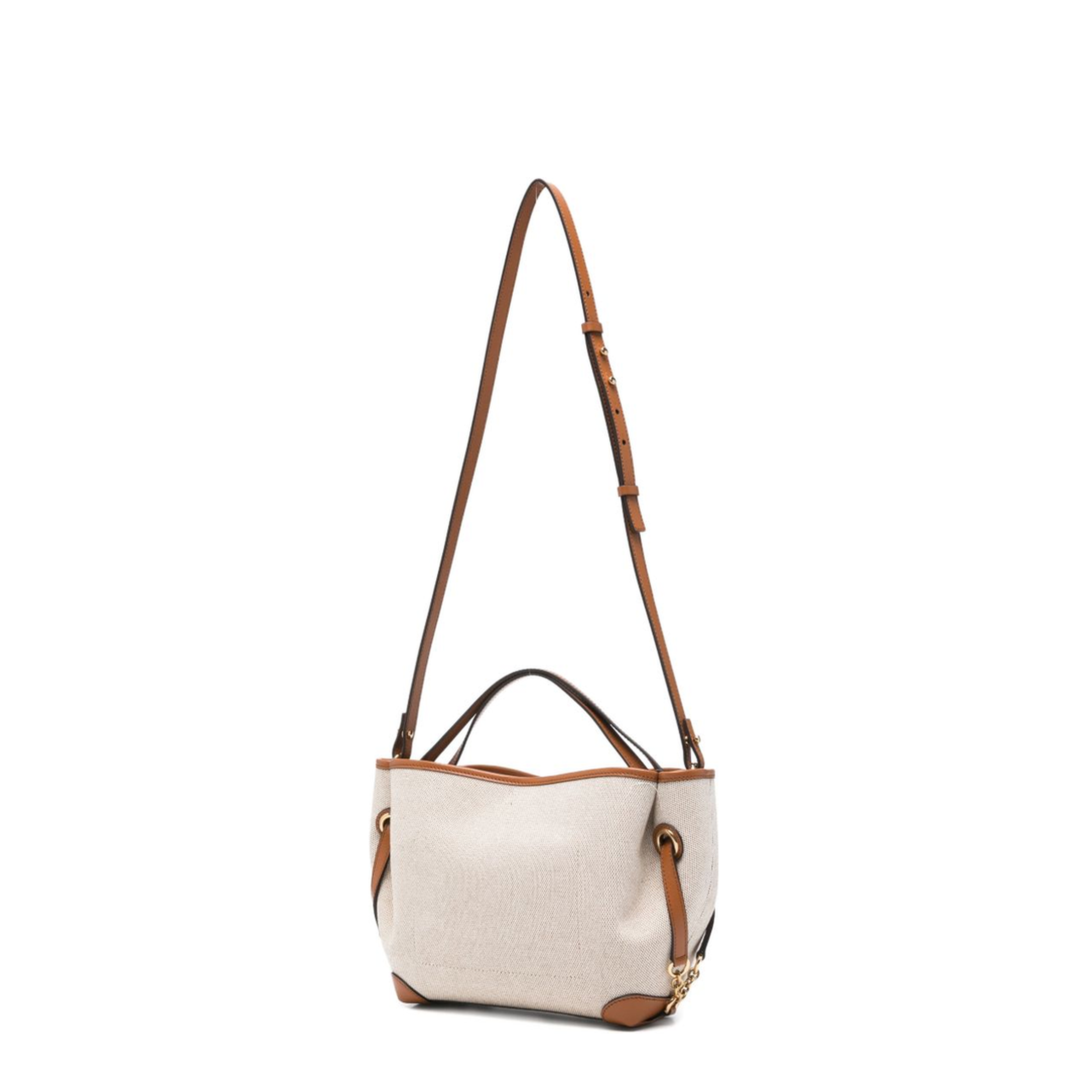 Clover Small Canvas Tote - Clay Brown - Image 5