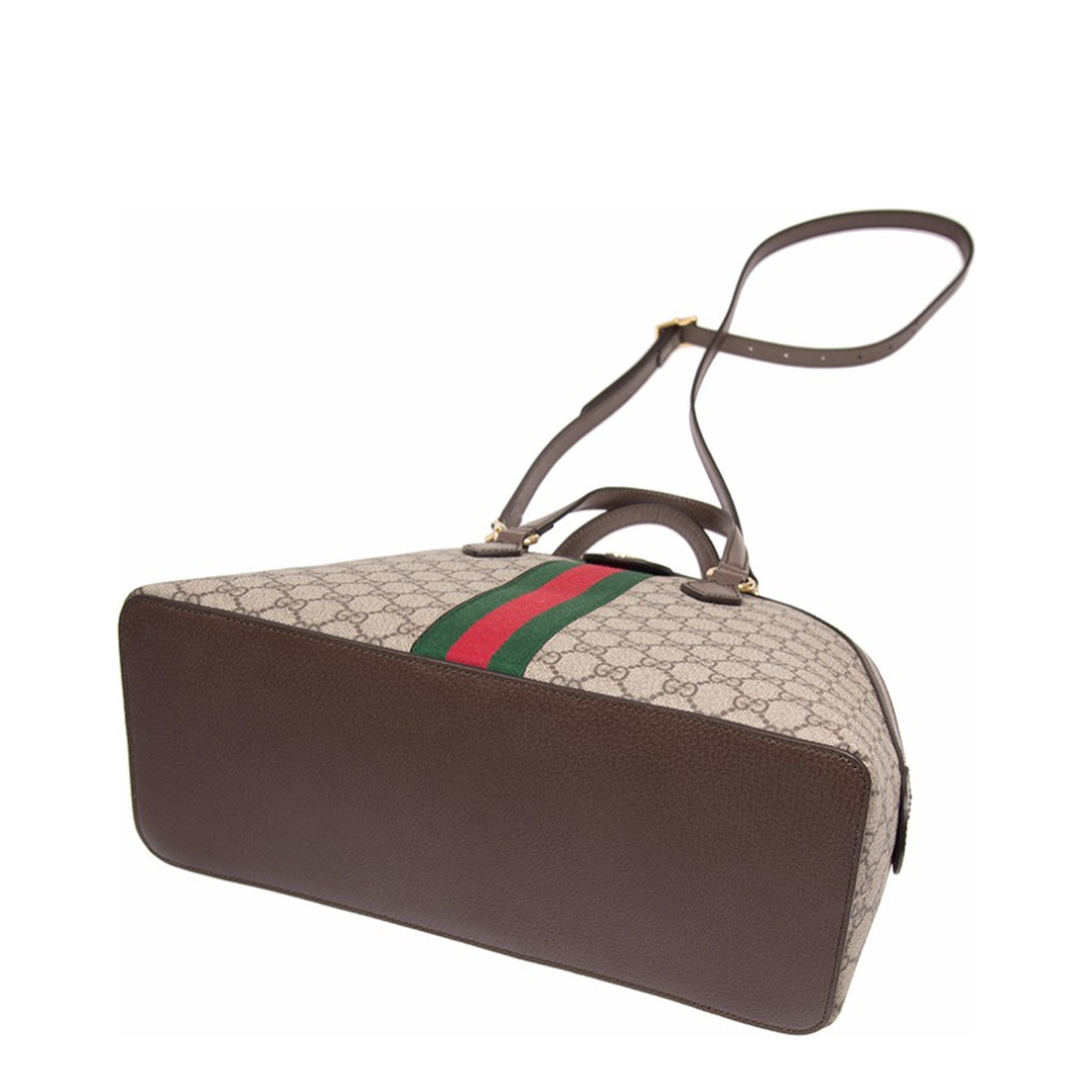 Ophidia Medium Cotton Handbags - Beige - Image 5