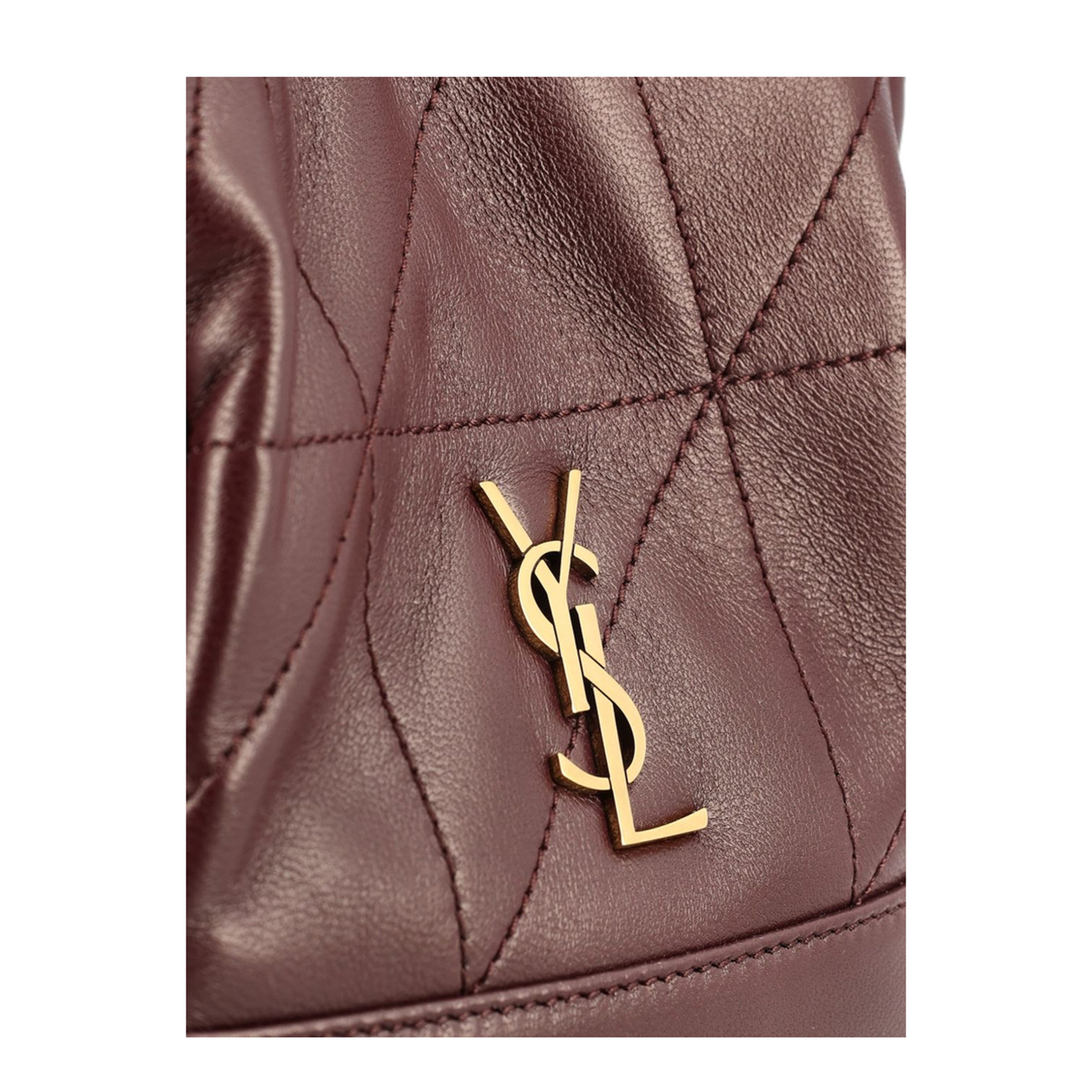 Jamie Mini Lambskin Shoulder Pouch - Rouge Cabernet - Image 2