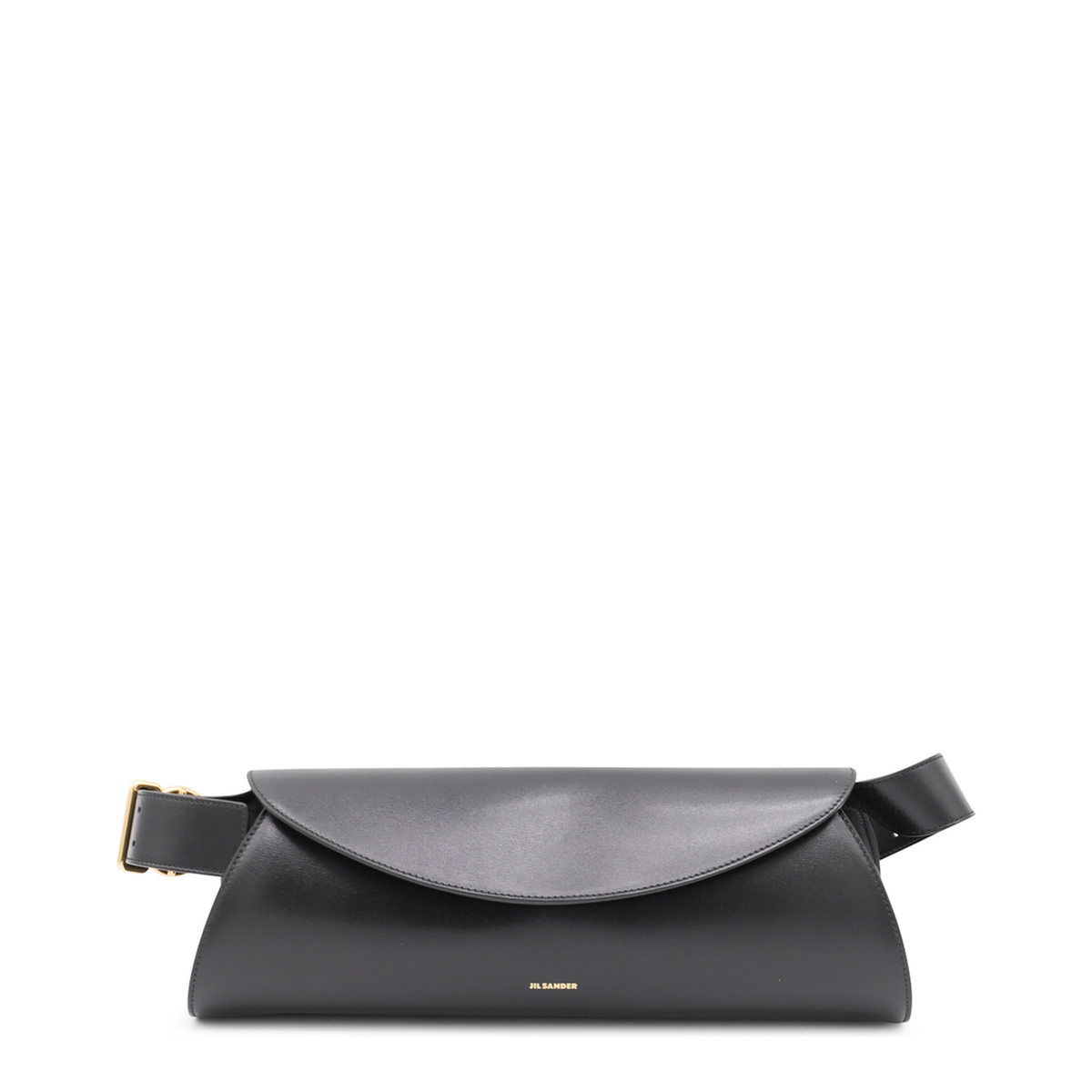 Cannolo Grande Calfskin Shoulder Bag - Black - Image 1