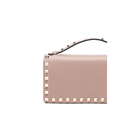Rockstud Leather Wallet on Chain - Image 4