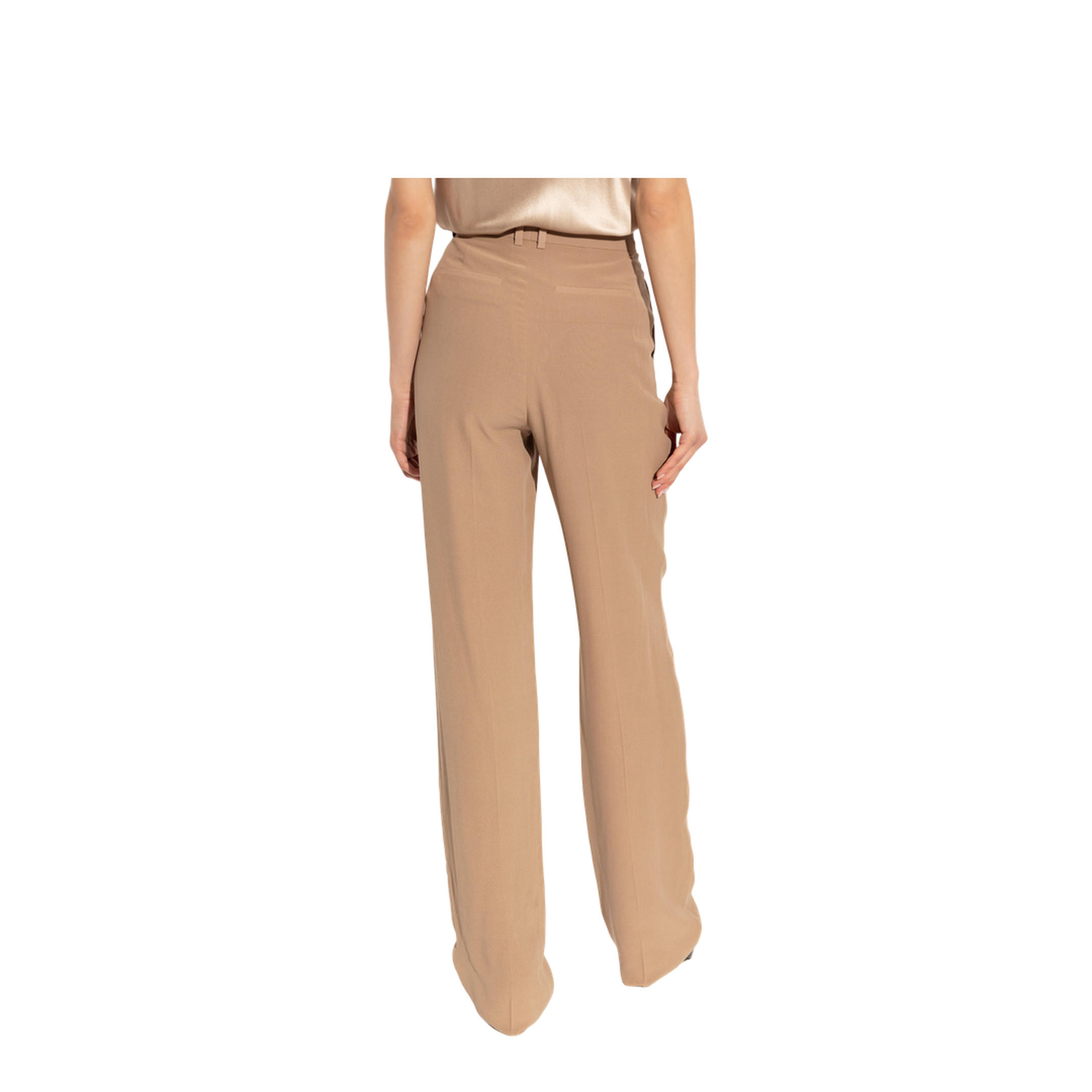 Silk Crêpe Trousers - Image 3