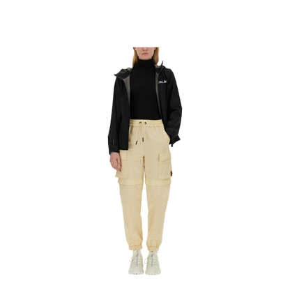 Cream Polyamide Sporty Pants - Image 2