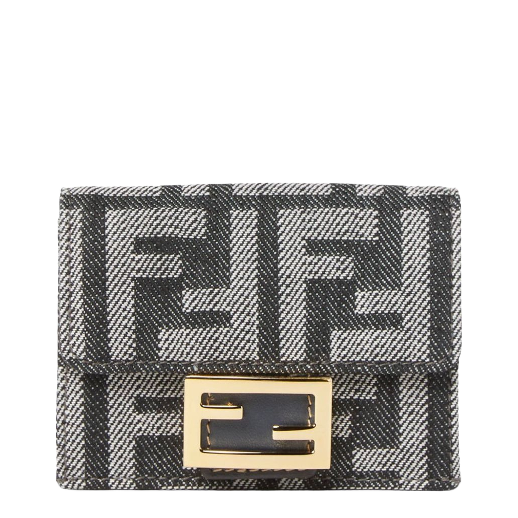 Baguette Micro Trifold Fabric Blue - Image 1