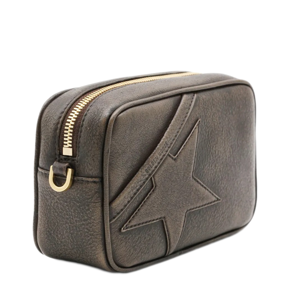 Mini Star Small Calf Leather Shoulder Bag - Dark Brown - Image 3