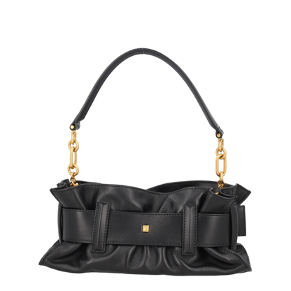 Anthem Mini Calfskin Leather Shoulder Bag - Black - Image 2