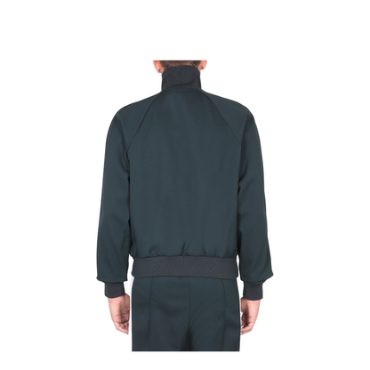 Gray Leather Denim Jacket - Image 3