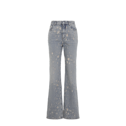 Distressed Flared Jeans - Image 3