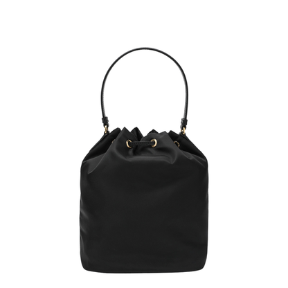 Black Re-Nylon Bucket Bag - Image 2