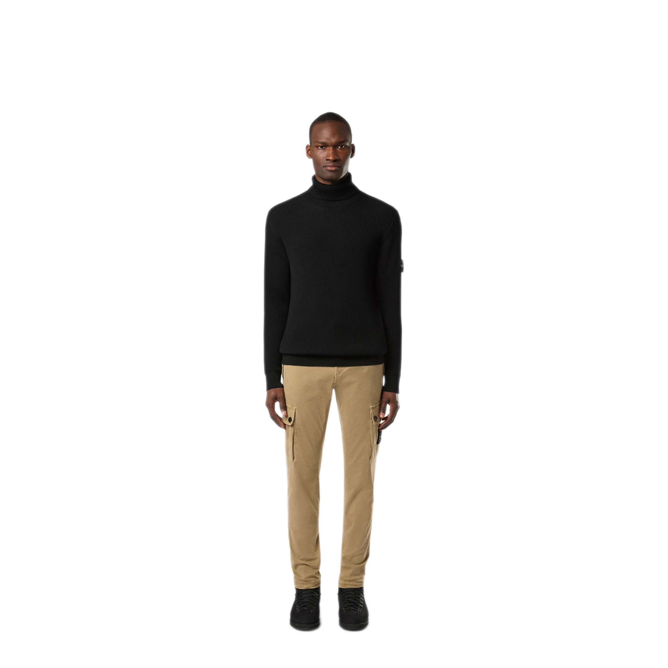 Ribbed Wool Turtleneck Pullover - Image 3