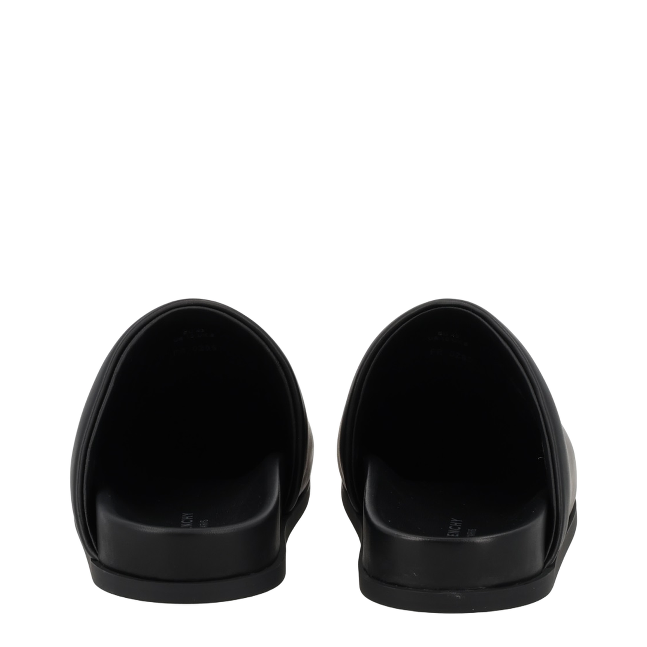 Black Leather Slippers - Image 4