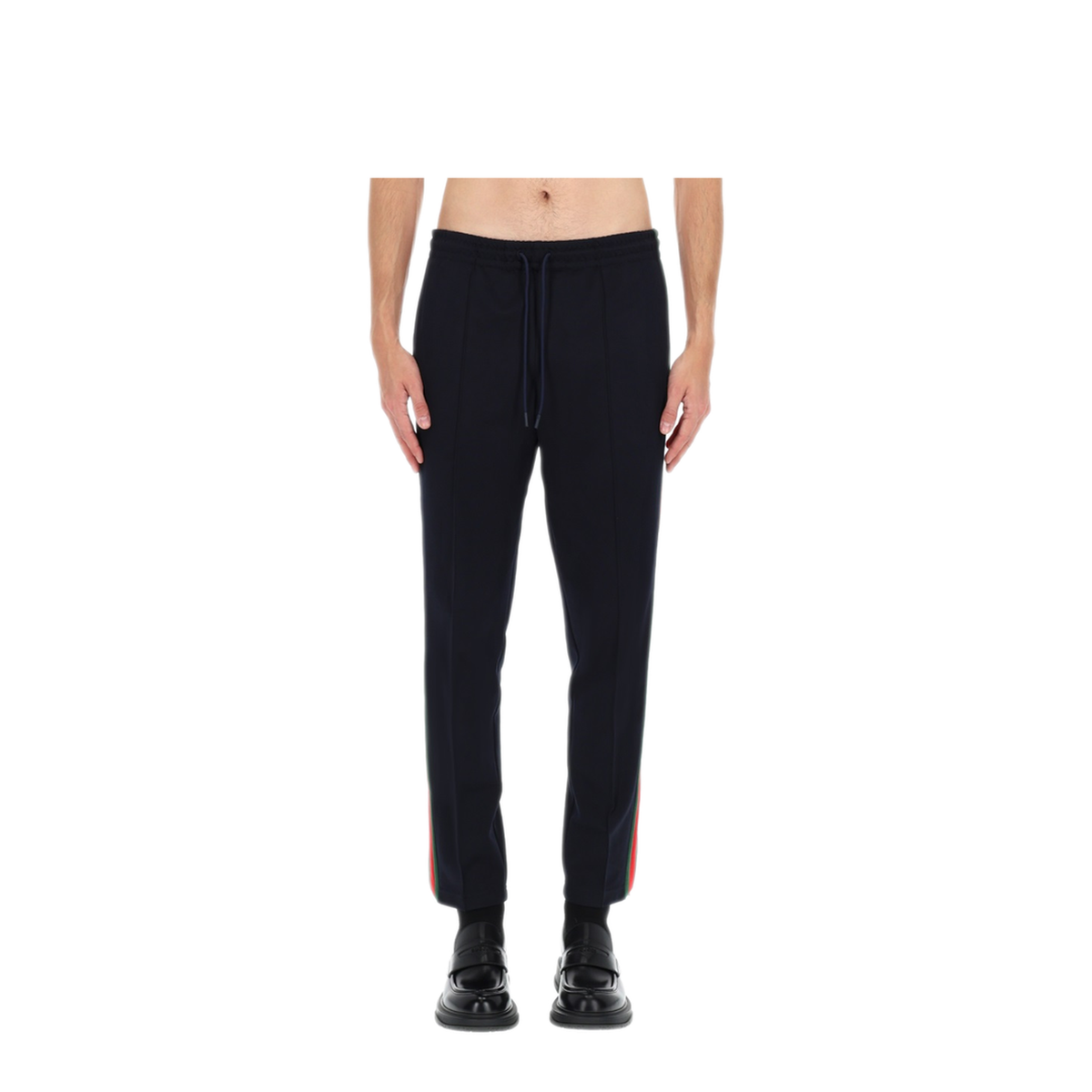 Technical Jersey Sportswear Trousers with Web - Image 4