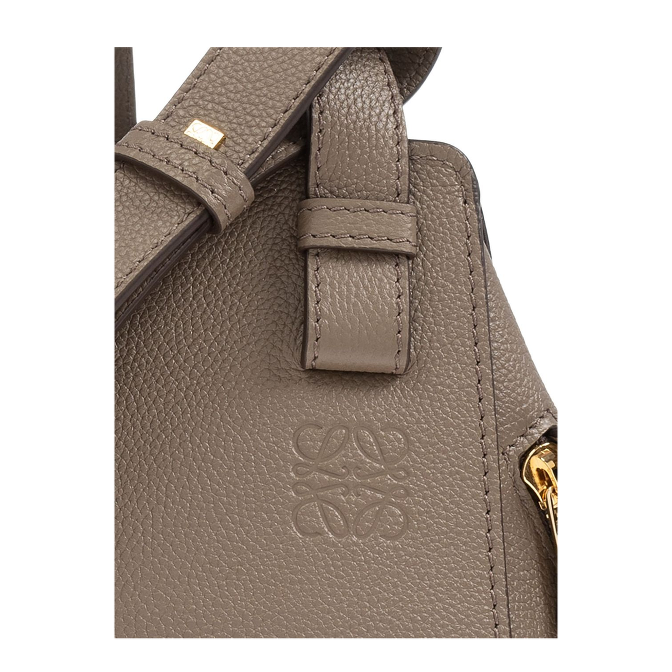 Compact Hammock Bag in Soft Grained Calfskin - Image 4