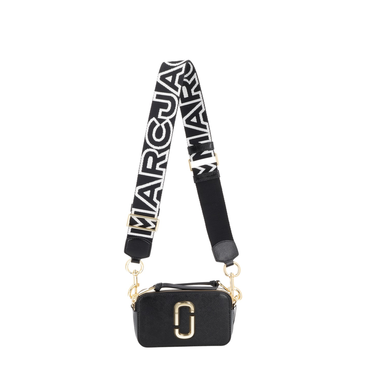 The Snapshot Saffiano Leather Crossbody Bag - BLACK/MULTI - Image 1