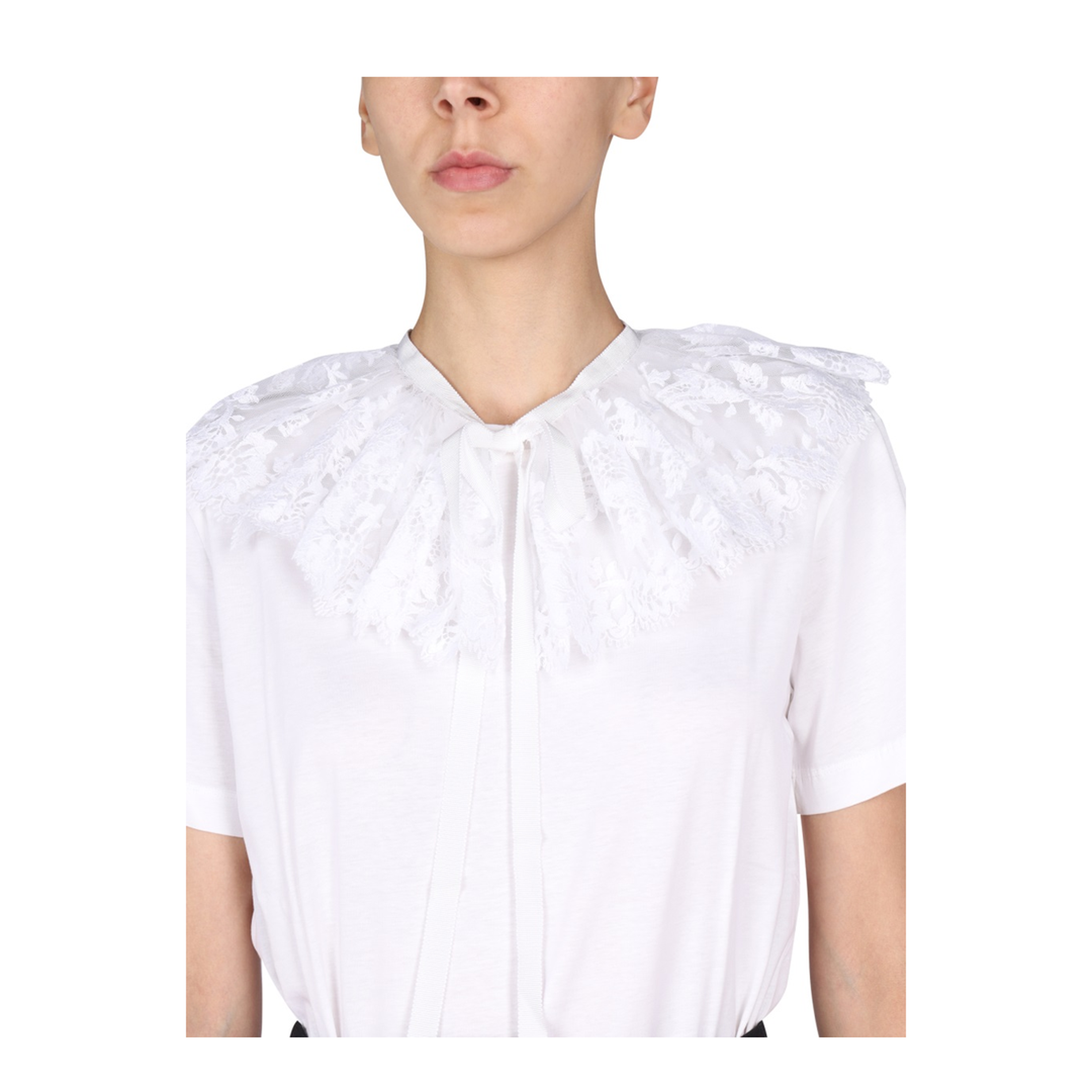 Lace Embroidery T-Shirt - Image 3