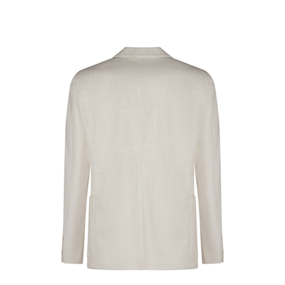 Single-Breasted Cotton-Blend Jacket - Image 3