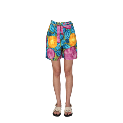 Multicolor Print Bermuda - Image 1