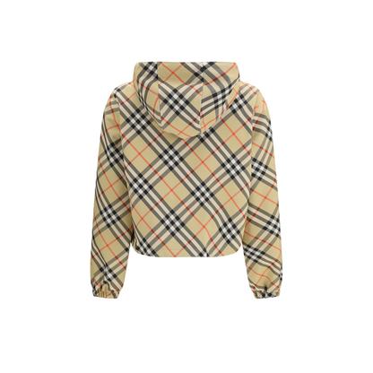 Reversible Cropped Check Jacket - Image 3