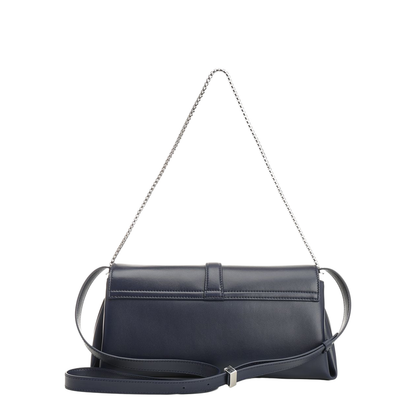 Gancino Pouch Medium Shoulder Bag Leather Blue - Image 3
