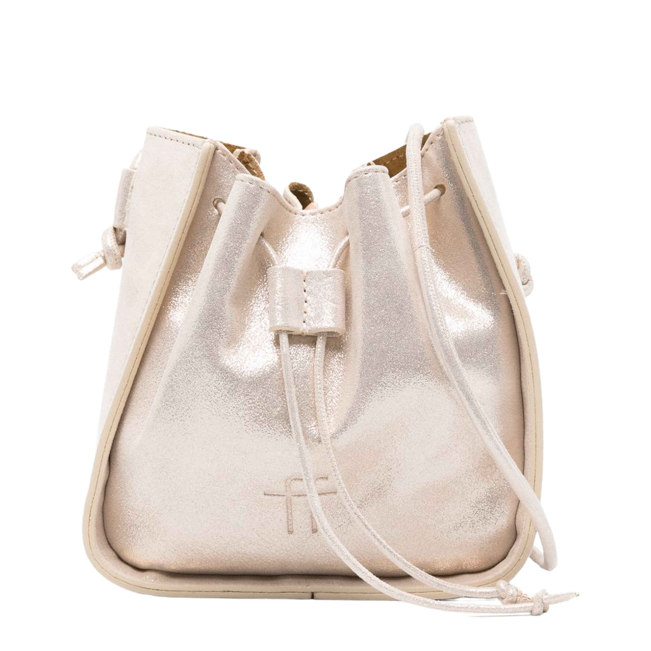 Calf Leather Bucket Bag - Platino - Image 1
