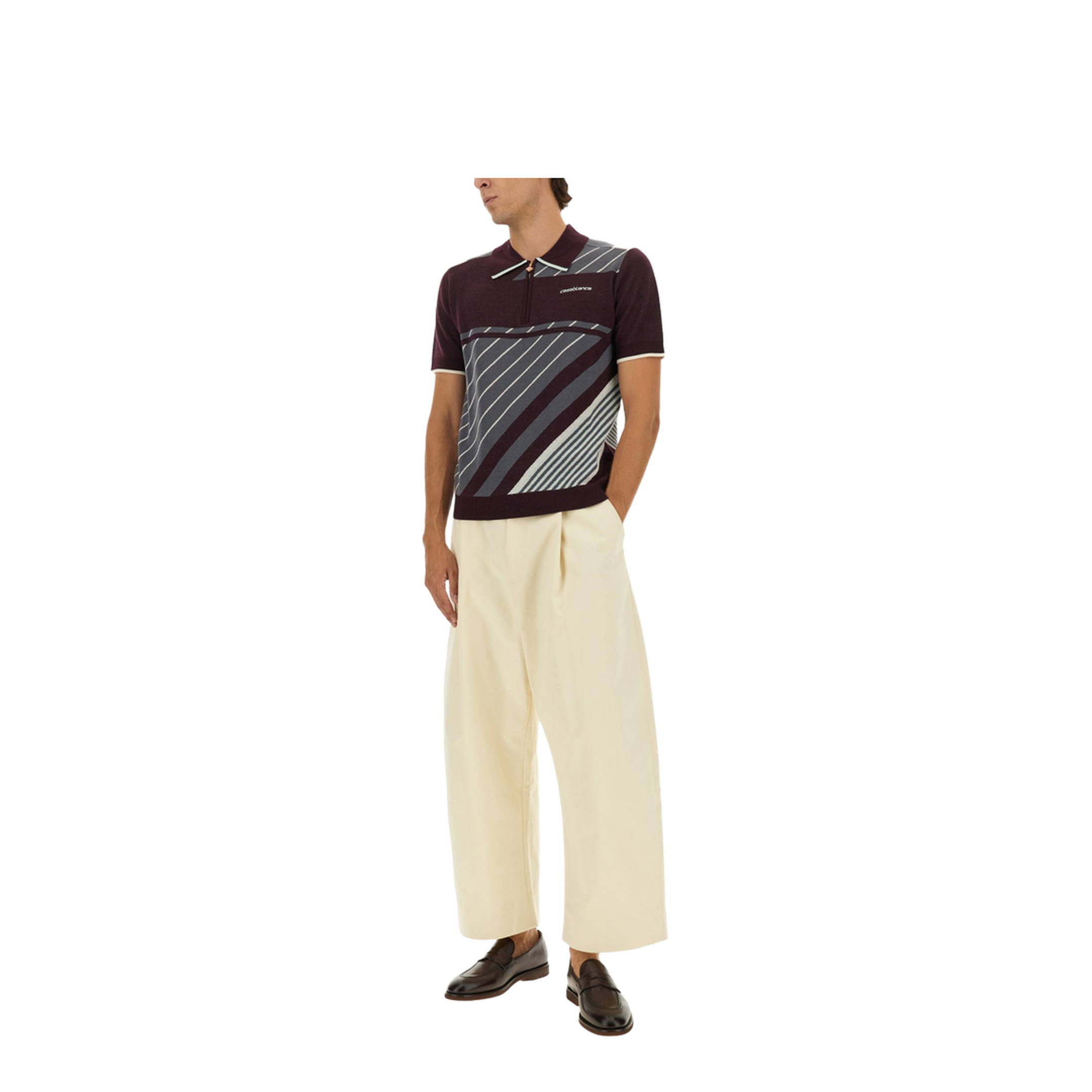 Diagonal Tennis Polo Shirt - Image 2