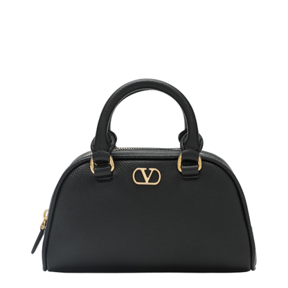 VLogo Signature Mini Calfskin Vanity Bag - Black - Image 1